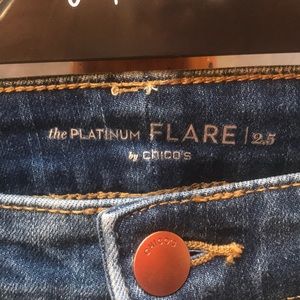 Chico's Jeans - Chico’s Platinum Flare 2.5 Chico's Jeans - Chico’s Platinum Flare 2.5